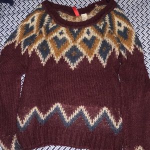 H&M maroon Sweater
